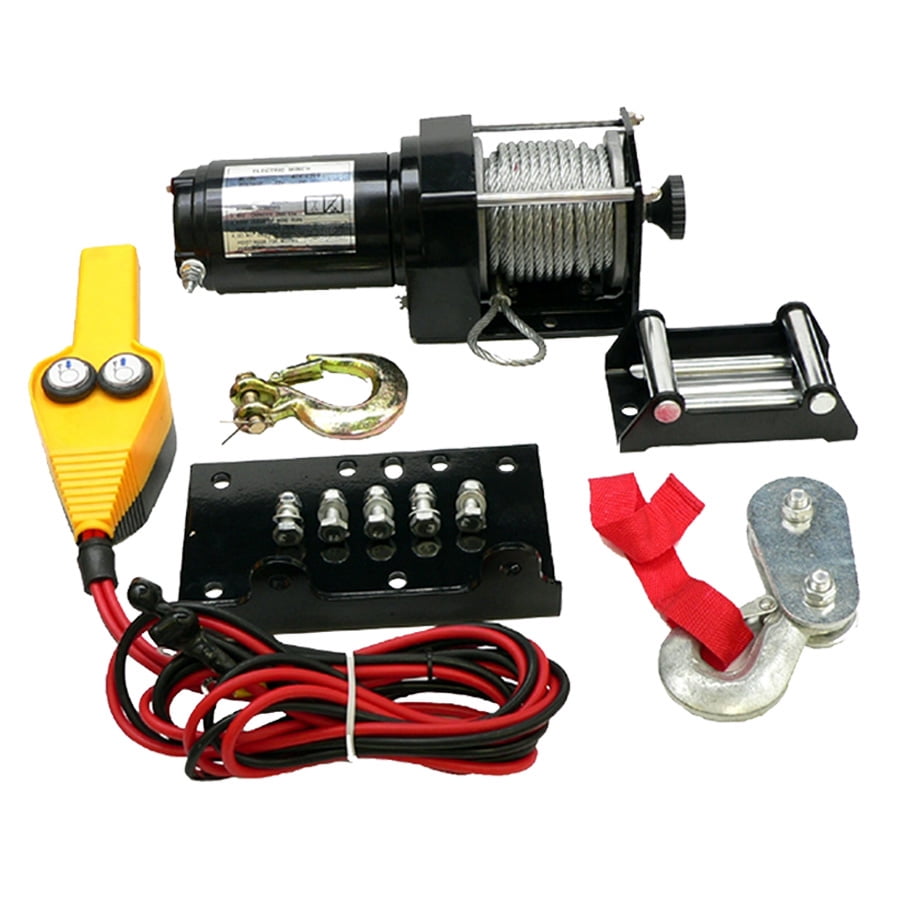 12 Volt 3000 lb ATV Winch Motor Kit With Weather Resistant Toggle