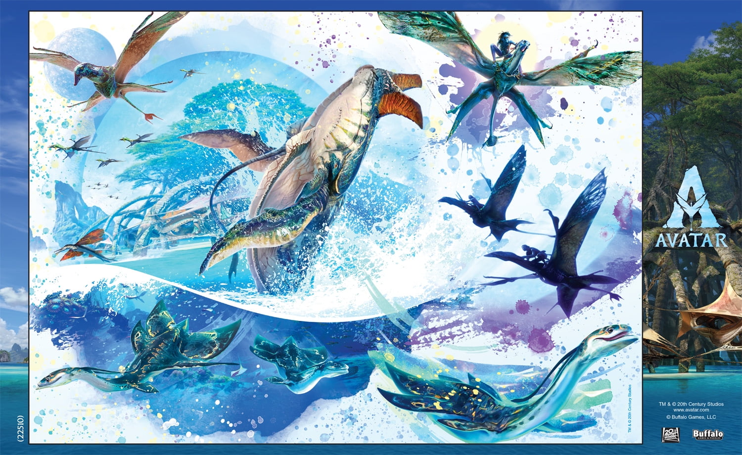 Buffalo Games Avatar Oceans of Pandora 300-Piece Interlocking Jigsaw Puzzle for Adults Ages 14+