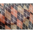 thumbnail image 4 of oneOone Silk Tabby Peach Fabric Argyle Check Sewing Fabric By The Yard Printed Diy Clothing Sewing Supplies 42 Incheses Wide, 4 of 4