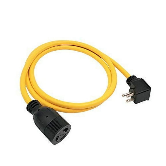 Parkworld 60264 Adapter Power Cord 20 AMP 6-20 Right Angle Plug to Twist Lock 30 AMP L6-20 Receptacle, 6FT