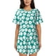 thumbnail image 1 of Balery Green Baseball Conjunto de Pijama para Mujer con Estampado, Dos Piezas de Manga Corta y Shorts, Ropa de Dormir Suave con Cuello Redondo y Bolsillos-XX-Large, 1 of 6