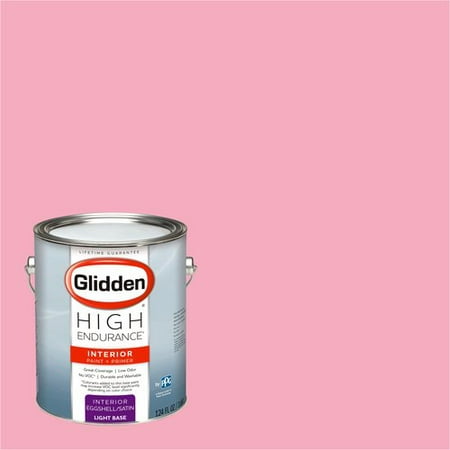 Glidden High Endurance, Interior Paint and Primer, Pink Carnation, #54RR (Best Pink Paint Colors)