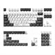 thumbnail image 1 of Juego de 135 Teclas PBT de Sublimación de Tinta, Teclas Blancas y Negras para Teclados Mecánicos. Teclas de Repuesto., 1 of 5