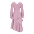 thumbnail image 5 of Ashirexll Womens Summer Dresses, Casual Dresses for Women, Fashion Holiday Summer Solid Color Sleeveless Hollow Out Party Beach Dress, 5 of 7