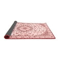 thumbnail image 2 of Ahgly Company Indoor Round Medallion Red Traditional Area Rugs, 3' Round, 2 of 4