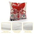 thumbnail image 4 of PHYHOO Valentine's Day Red Throw Pillow Covers, Hearts Wedding Cushion Case Decoration for Sofa Couch, 4 of 5