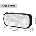 thumbnail image 4 of Word Search Puzzle Pencil Case, Large Capacity Large Pen Holder Pouch, 4 of 4