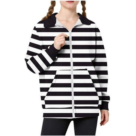 IVEYRTF Kids Fashion Long Sleeve Top Fashion Zipper Casual Outerwear Jacket with Pockets Comfortable sweatshirts for Everyday Wear Boys Girls(Gray#1 9-10 Years)