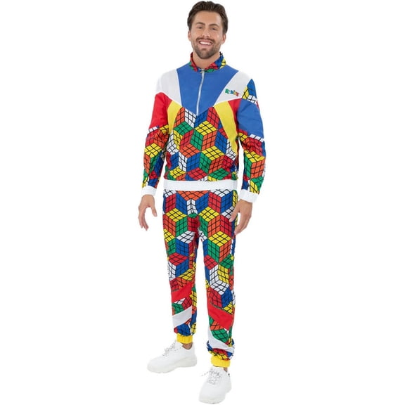 Rubik's Mens Cube Tracksuit Set