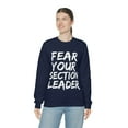thumbnail image 6 of Fear your section leader marching band march music Unisex Sweatshirt, S-2XL, 6 of 9