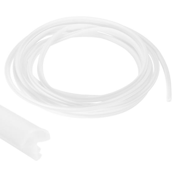 Window Weather Stripping Door Seal, 3/8" Wide Kerf Mount Weatherstrip Seal for (5 m/16.4 ft, White)