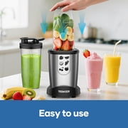 1000W Personal Blender for Smoothies and Shakes, Smoothie Maker with 6 Blades, 2*23 oz Cups, 1*10oz Grind Cup, Portable Blenders for Kitchen