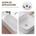 TUMALL Stainless Steel Tub Drain Hair Catcher and Stopper Bathtub Drain