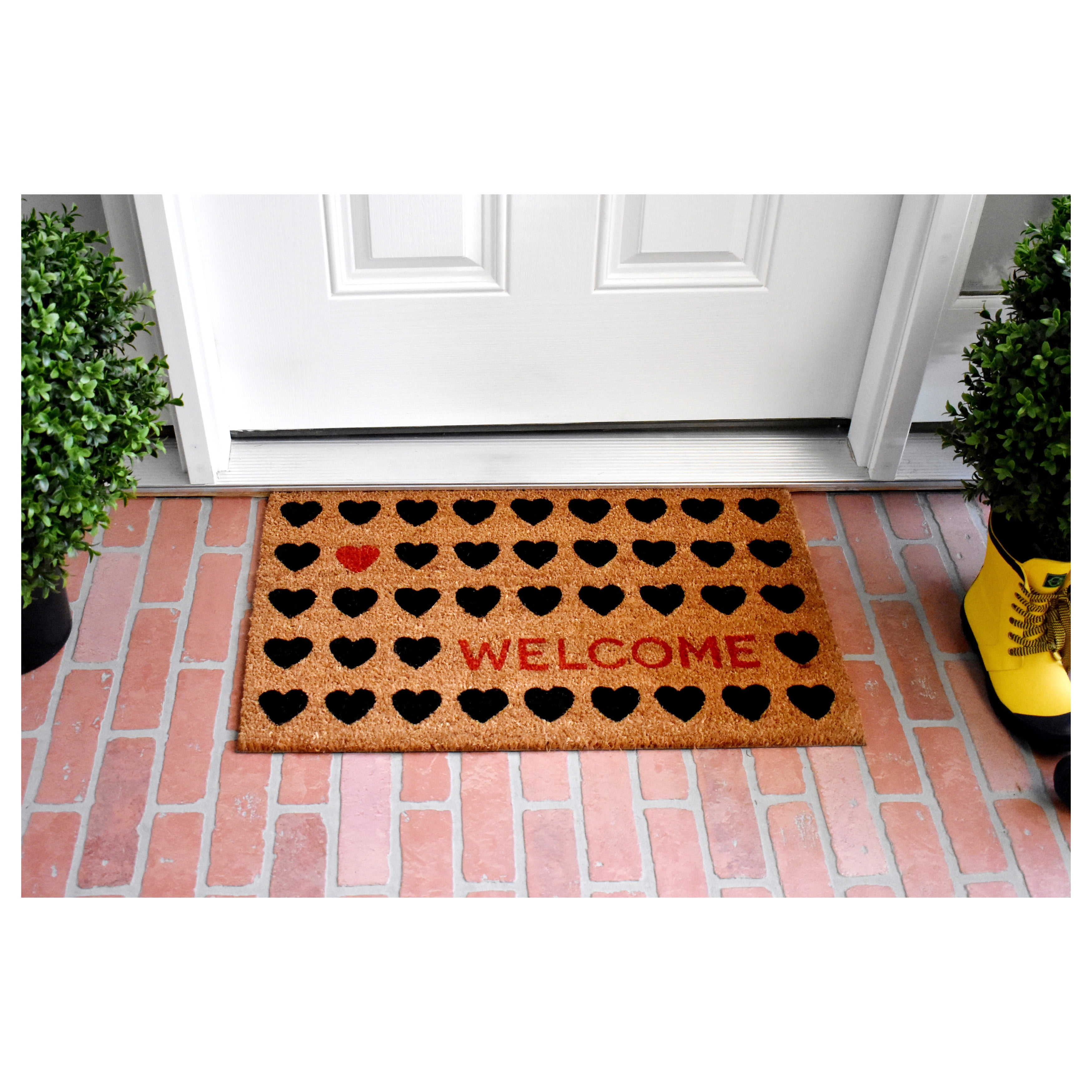 Calloway Mills Heart Welcome Outdoor Doormat