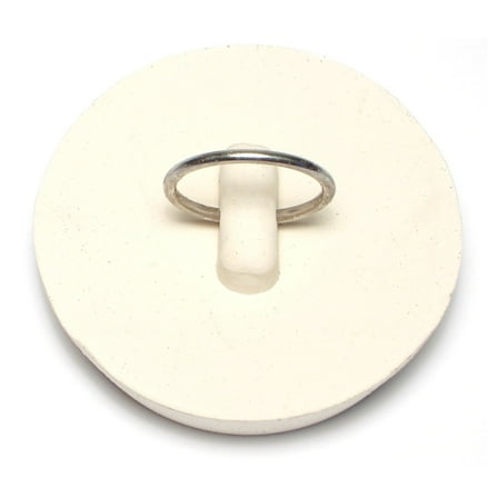 2" x 1/2" White Rubber Stoppers STPRW-106 (2 pcs.)