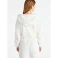 thumbnail image 4 of No Boundaries Christmas Plush Jacket, Women's & Women's Plus, 4 of 6