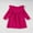 Hot Pink, variant on Spazoro Toddler Girls Princess Dress, Long Ruffle Sleeve Fall & Winter Cotton Solid Color Dresses for Child Khaki Size 0 T