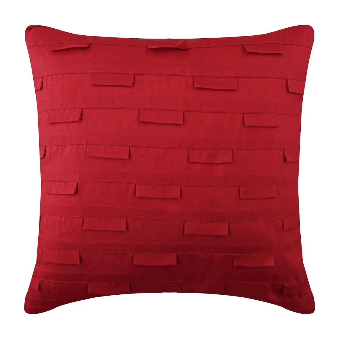 Cushion Cover For Sofa, Decorative Deep Red Pillow Covers 16x16 inch