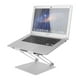 thumbnail image 4 of Soporte para tableta para escritorio Soporte de doble barra Soporte de aluminio para tableta Base ajustable Elevador multiángulo Accesorios para el hogar y la oficina Compatible con iPad. LingWen 9024736127078, 4 of 5