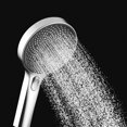 thumbnail image 1 of aura Luxury Handheld Shower Head 3-Mode Soft Rainfall Sprayer Large Hand Shower (Chrome) Chrome, 1 of 1