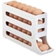 thumbnail image 1 of (Blanco) Caja Almacenamiento Deslizante Caja Almacenamiento Puerta Lateral para Refrigerador Soporte para Estante Alimentaria Caja Con Ruedas Automática, 1 of 9