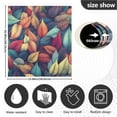 thumbnail image 5 of Yayeee Magnetic Dishwasher Cover for The Front Decoration Home Kitchen Machine Sticker Protector, Blue Vibrant Leaves Pattern, 5 of 6