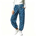 thumbnail image 4 of Nfurl Sweatpants for Women Trendy Graphic Prints Mid Rise Sweatpant with Pockets Drawstring Elastic Waist Casual Pants Blue,M, 4 of 9