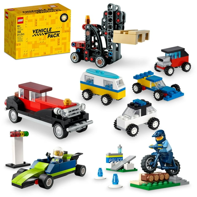 Paquete de vehículos LEGO 66777 con 5 coches para construir para niños mayores de 8 años