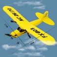 thumbnail image 3 of Blue 2.4Ghz 2CH RC Glider Plane with EPP Material, Coreless Brushed Motor, 3.7V 220mAh Built-in Battery, 15min Flight Time, 100m Control Distance - Includes Remote Controller, Charging Cable & Manual, 3 of 6