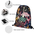 thumbnail image 4 of Demon Slayer Drawstring Backpacks Gym Athlete Bag Draw String Bags for Sports, Travel, Swimming, Beach, 4 of 8