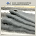 thumbnail image 7 of WPM Luxury Grey Sheer Window Curtain Panels, Modern Style, 54” x 63” (Set of 2 Panels), 7 of 7