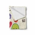 thumbnail image 2 of Avocado Soft Flannel Fleece Blanket, Illustration with Funny Characters and Healthy Food Vitamins Contained in Avocado, Cozy Plush for Indoor and Outdoor Use, 50" x 70", Multicolor, by Ambesonne, 2 of 6