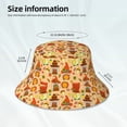 thumbnail image 3 of Sikiie Autumn Gnomes Reflective Double-Sided Bucket Hat, Sun Hat, for Gardening, Beaching, Camping, Hiking, Fishing, 3 of 6