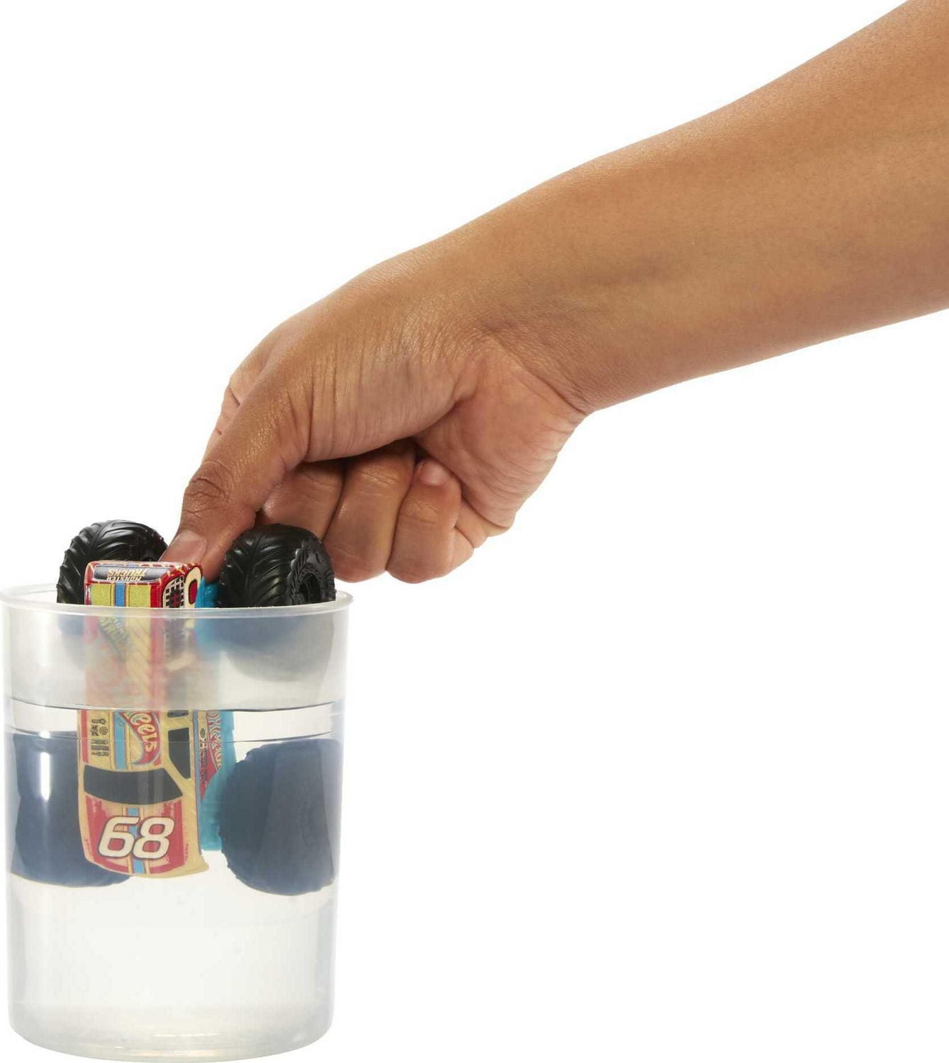 Hot Wheels Color Reveal Monster Trucks Camion, 3+ans