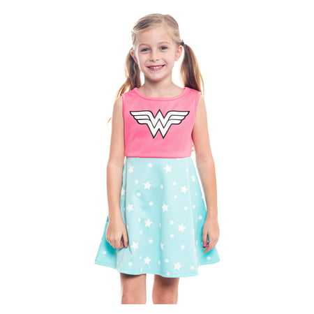 DC Superhero Girls Wonder Woman Costume Dress Size XL (12/14)