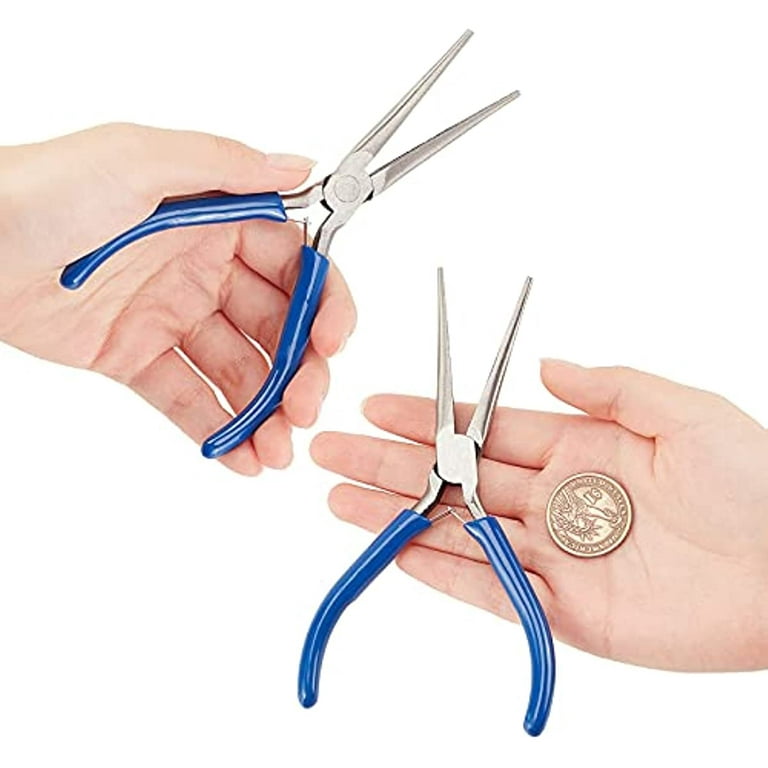 Chain Nose Pliers for Bending and Shaping Wire, 5.5 Inch Jewelry Making Tool
