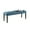 Blue, variant on Roundhill Furniture Leviton Fabric Tufted Turned Leg Dining Bench in Tan