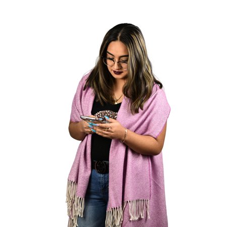 Women's Multi-Use Wrap Shawl Alpaca Wrap Large Reversible