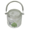 thumbnail image 5 of Northlight Glittered Lantern-Style Deer and Snowflakes Glass Christmas Candle Holder - 4", 5 of 5