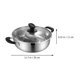 thumbnail image 2 of Tenedor de la olla caliente del hogar de 1 UNID con tapa transparente y asas de accesorios de cocina, 2 of 5