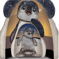 thumbnail image 7 of The Hamilton Collection  Dive Into Life Nesting Penguins Figurine Set with Crystals  by Blake Jensen 8-inches, 7 of 7
