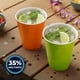 thumbnail image 4 of Berry Bloom 100 Vasos de Colores Premium para Fiesta, 473 ml (16 oz), Extra Resistentes Rosa, Verde, Azul y Naranja, Ideales Para Eventos Y Reuniones, Perfectos Para Cócteles Y Bebidas Frías, 4 of 6