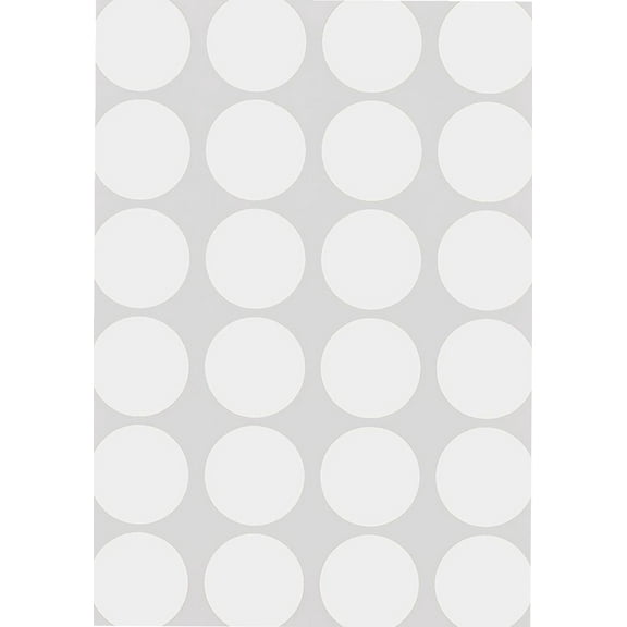 0.75 Inch Round Label Permanent Color Code Dot Stickers, 1050 Pack, 70 Labels per Sheet, White
