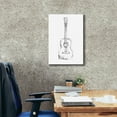 thumbnail image 3 of Epic Graffiti "Guitar Sketch" by Ethan Harper, Canvas Wall Art, 18"x26", 3 of 8