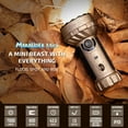 thumbnail image 6 of OLIGHT Marauder Mini 7,000 Lumens Bright Flashlight with 600 Meters Beam Distance, Powerful RGB Lights, Magnetic Rechargeable for Outdoors Work, Hunting, and Searching(Desert Terrain), 6 of 9