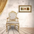 thumbnail image 3 of Marcon, Michael 24x11 Gold Ornate Wood Framed with Double Matting Museum Art Print Titled - Red Tree Panel II, 3 of 4
