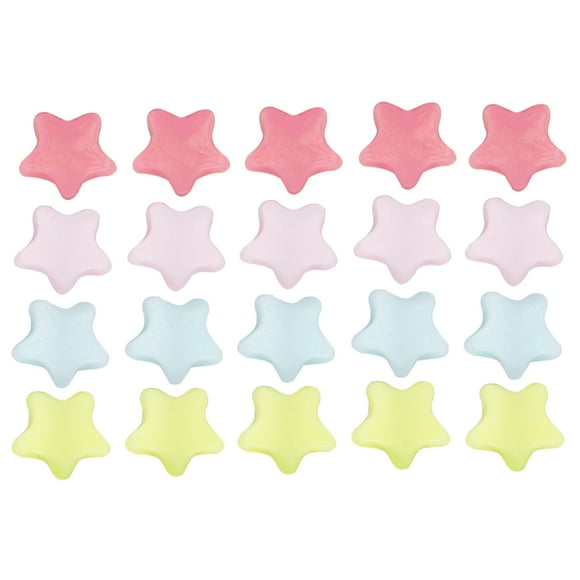 100pcs Pentagram Hair Beads Dreadlocks Beads Hair Clasps Hair Accessories