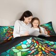 thumbnail image 4 of Homewish Galss Xmas Tree Bedding Comforter Set,Modern Aesthetic Art Twin Comforter Sets,Merry Christmas Bedding Set For Teens,Luxury Bedroom Decor Reversible,2 Pieces, 4 of 8