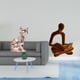 thumbnail image 2 of Estatua de gato, figura de escritorio, escultura abstracta de resina cerámica, pensador, decoración para estantes y escritorios, ideal para salas de e, 2 of 8