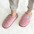 thumbnail image 2 of Womens Mens Memory Foam Slippers Furry Warm House Shoes Non Slip Cushioned Home Shoes with Fleece Lined Cozy Indoor Bedroom Slip on, 2 of 5